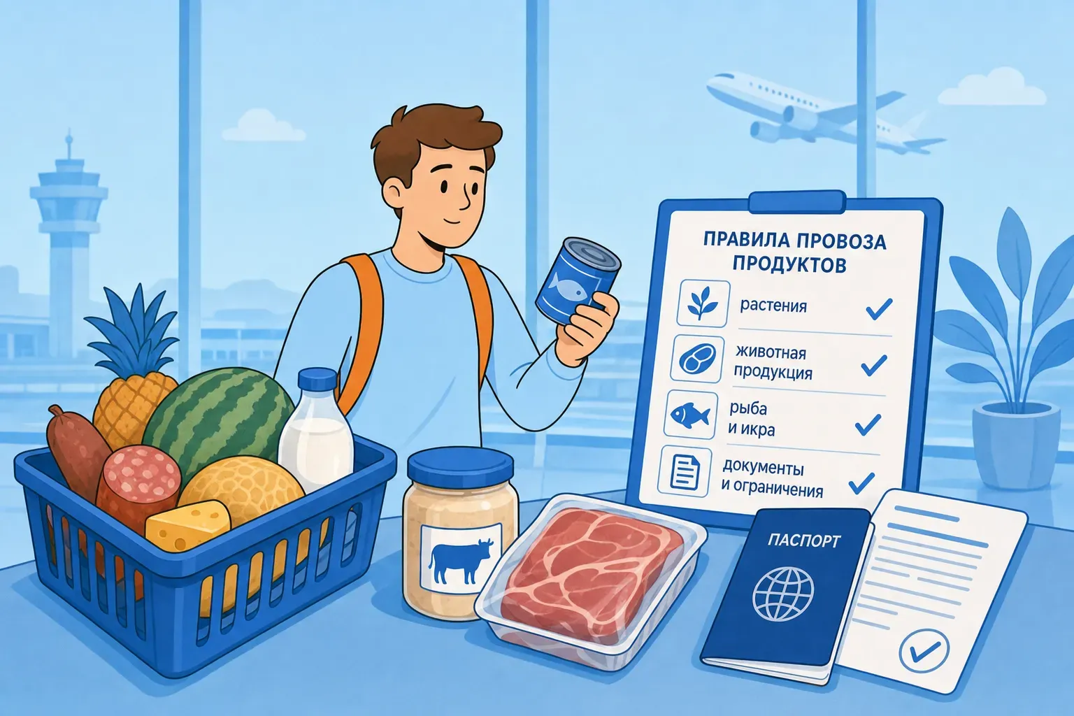 Какие продукты можно ввозить в Россию и вывозить из России